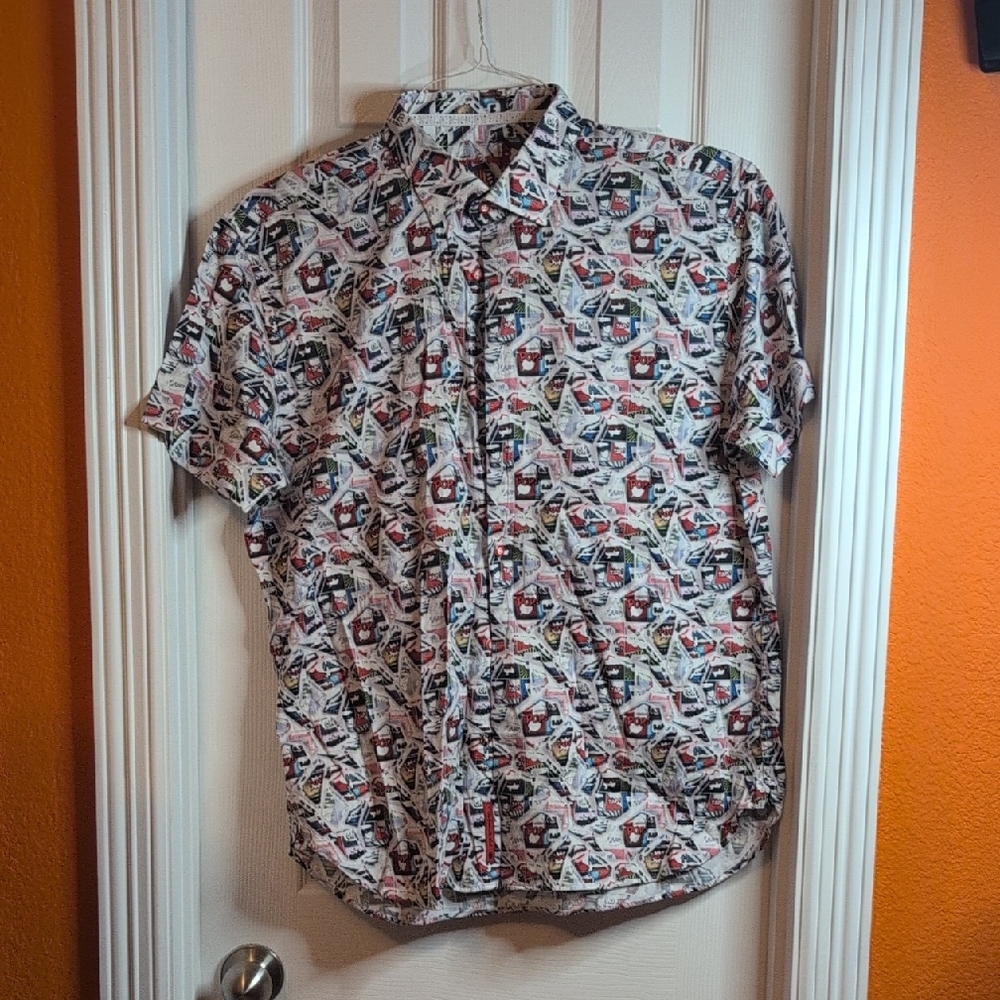 Men's Graphic Print Casual Shirt